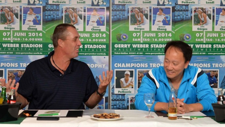 Lendl-Chang Press Conference