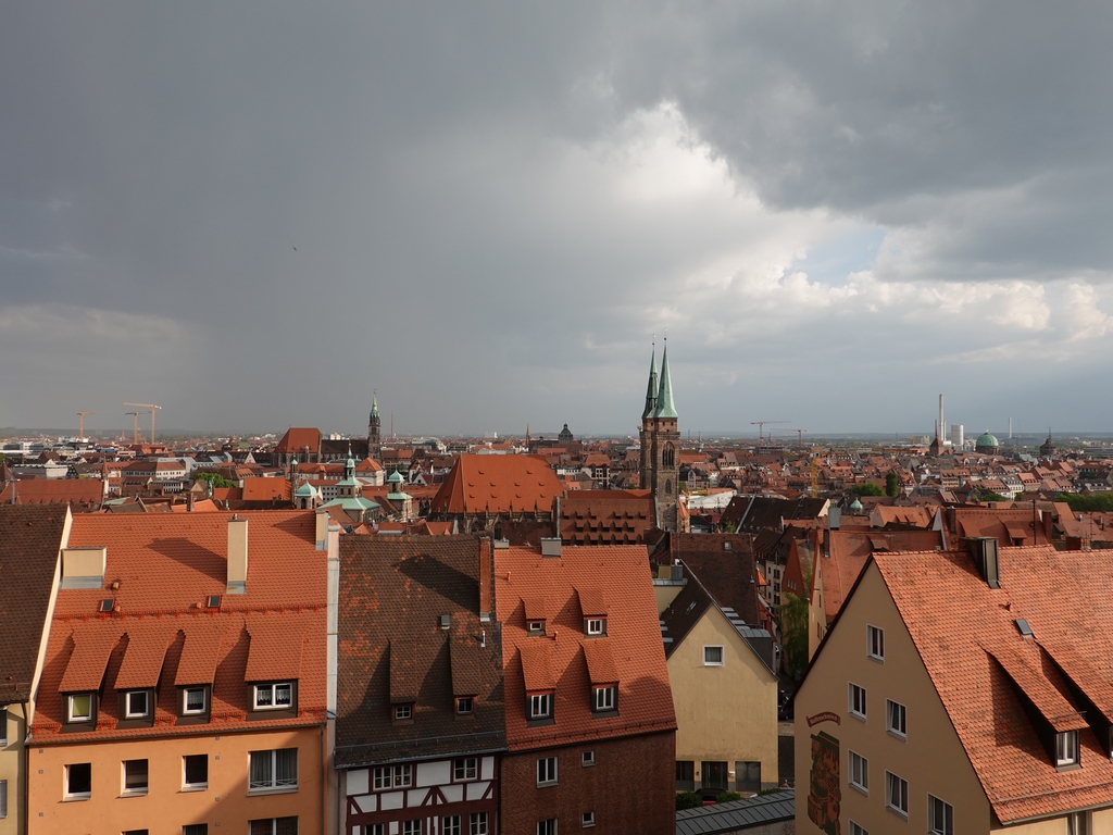 Nürnberg: Aussicht von der Kaiserburg Nürnberg