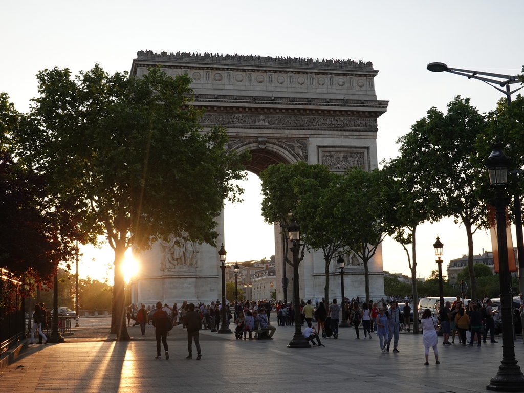 Paris: L'arc de triomphe