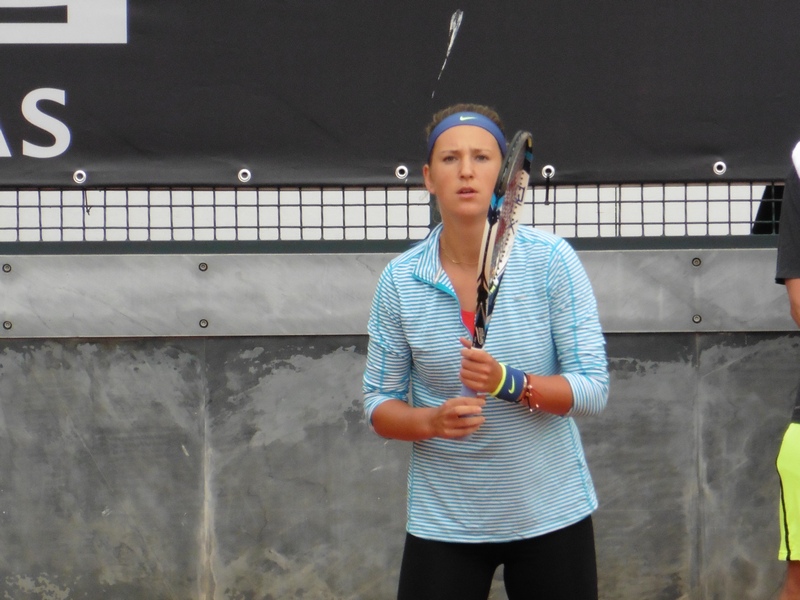 Azarenka Practice Session