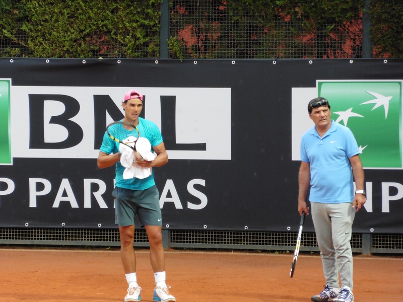 Nadal Practice Session